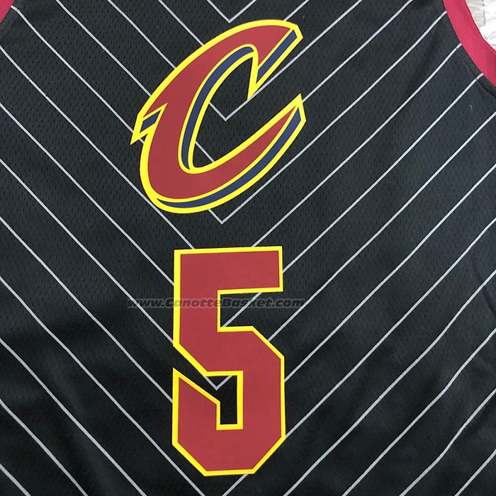 Maglia Cleveland Cavaliers Dennis Smith Jr. NO 5 Statement 2020-21 Nero